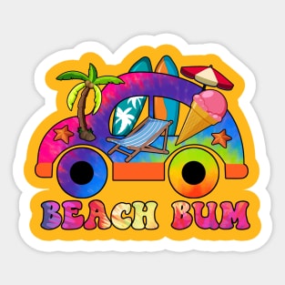 Beach Bum Sticker